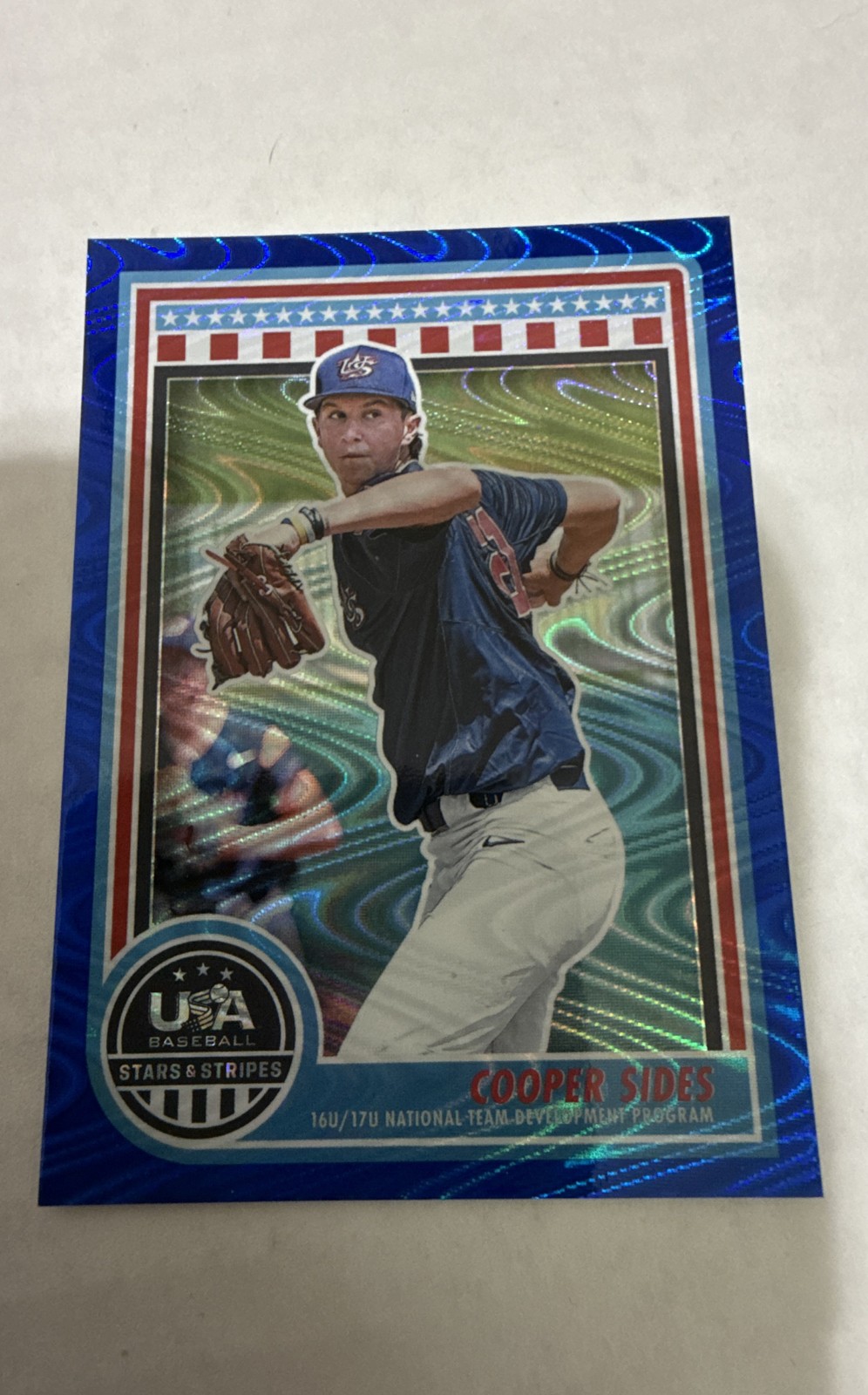 2025 Panini Stars and Stripes – Cooper Sides #178 Blue Swirl /125 (RC)