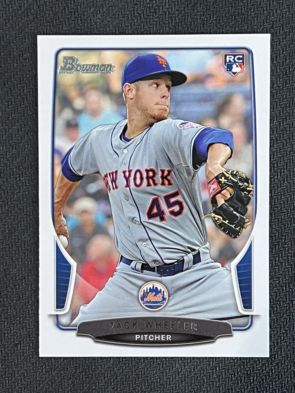 2013 Bowman Draft #20 Zack Wheeler Rookie New York Mets Phillies