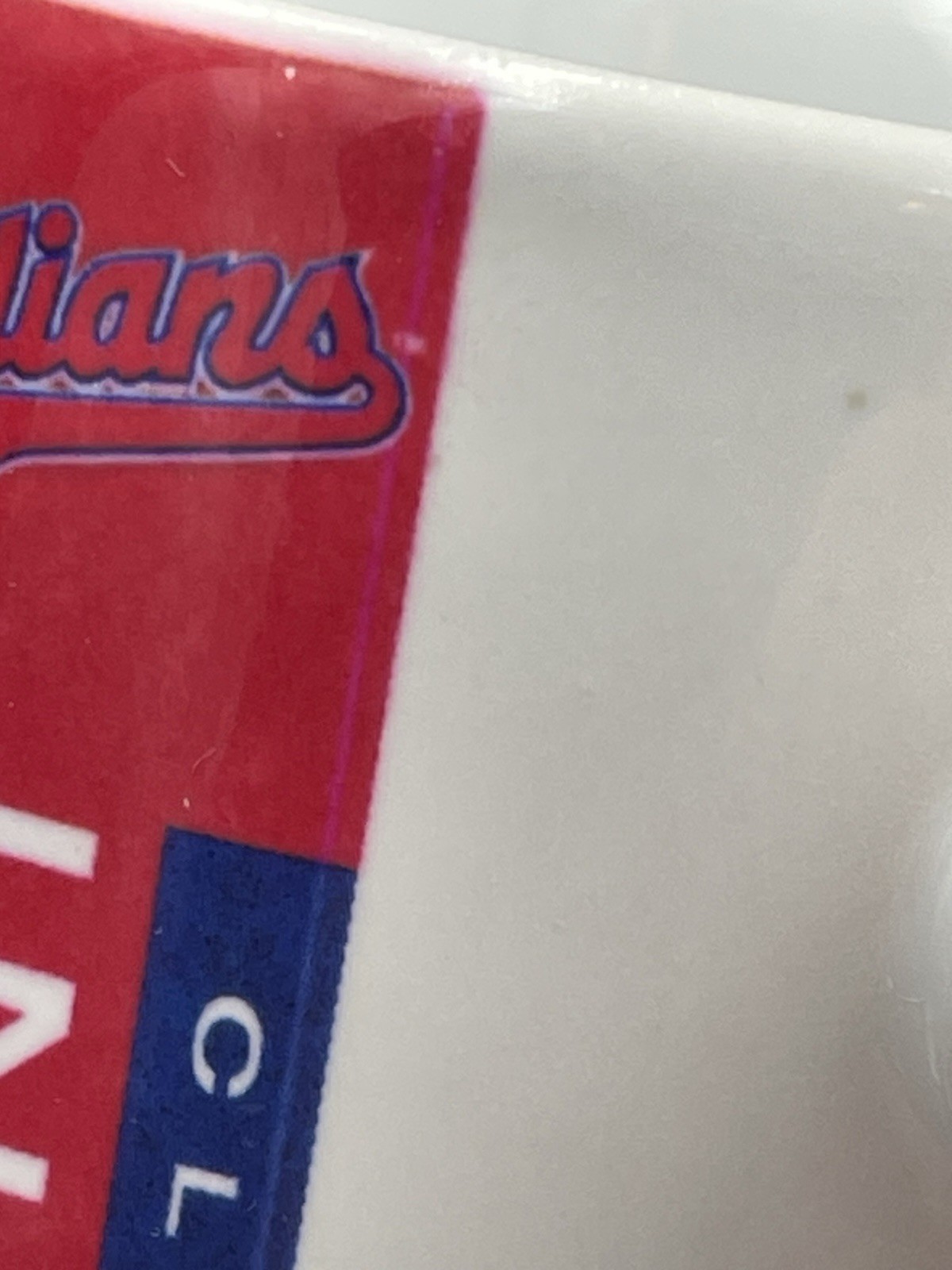 2002 MLB Baseball Cleveland Indians Chief Wahoo Logo Coffee Mug