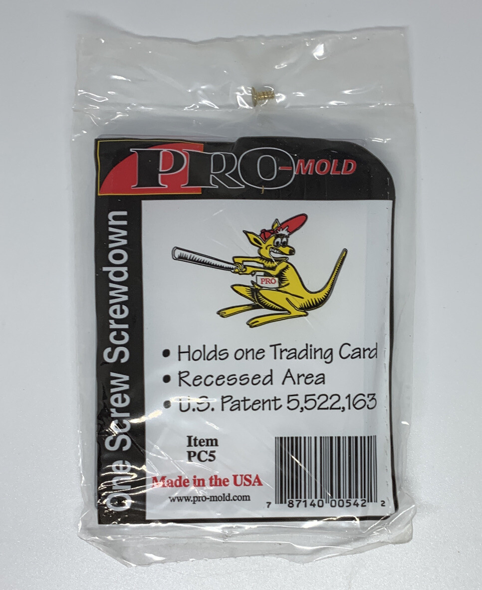 10 New Pro-Mold PC5 Recessed One Screw Screwdown Holders For Standard Cards