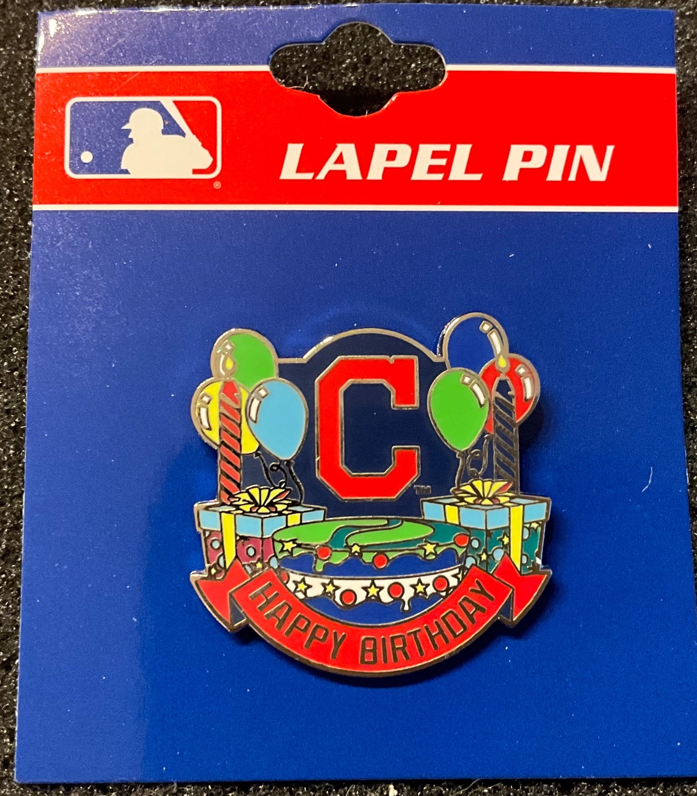 Cleveland Guardians Happy Birthday Collector Pin