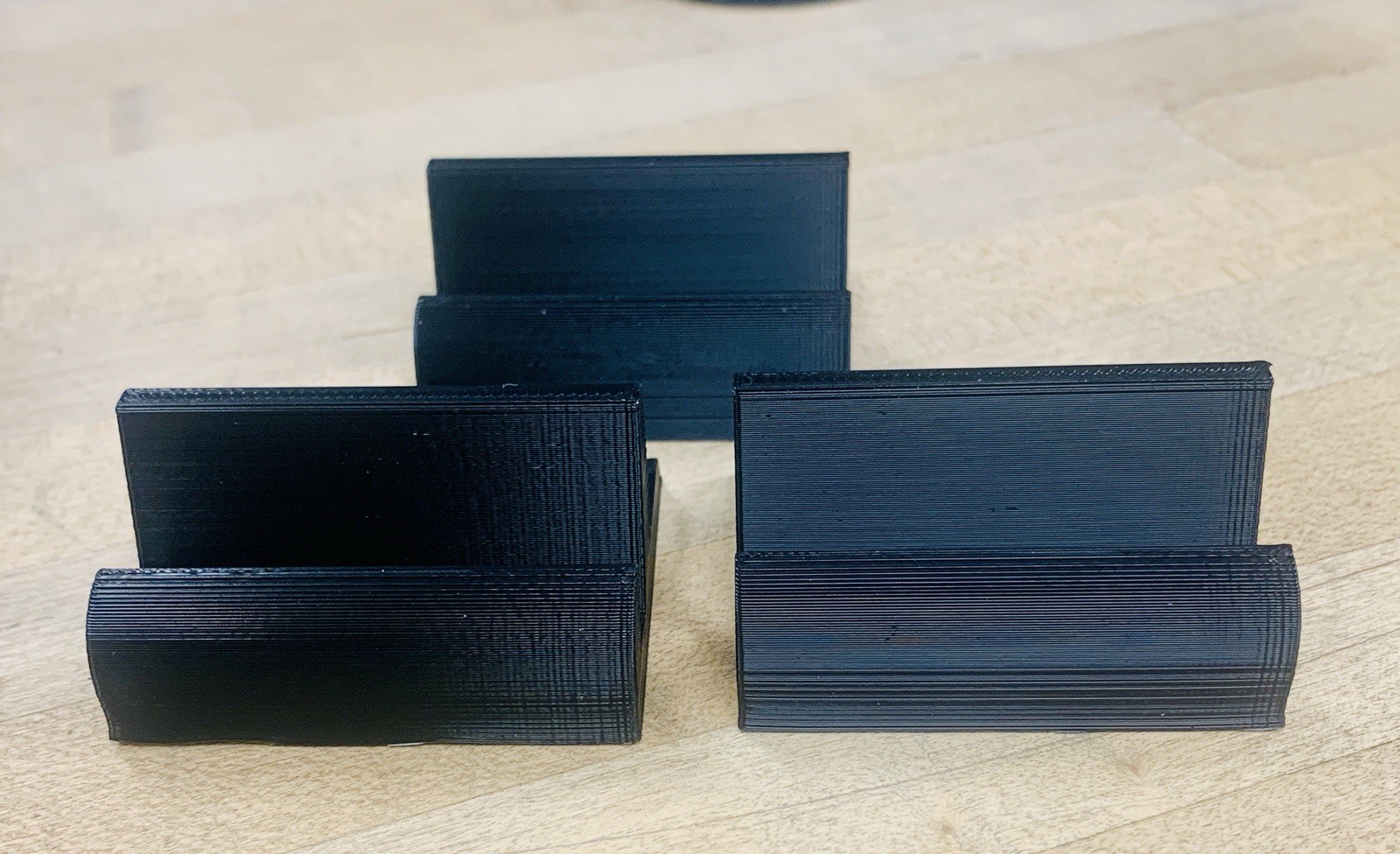 3 PACK 3D BLACK Graded Card Stand PSA Display 🔥UNIVERSAL🔥 Top loader & Slabs
