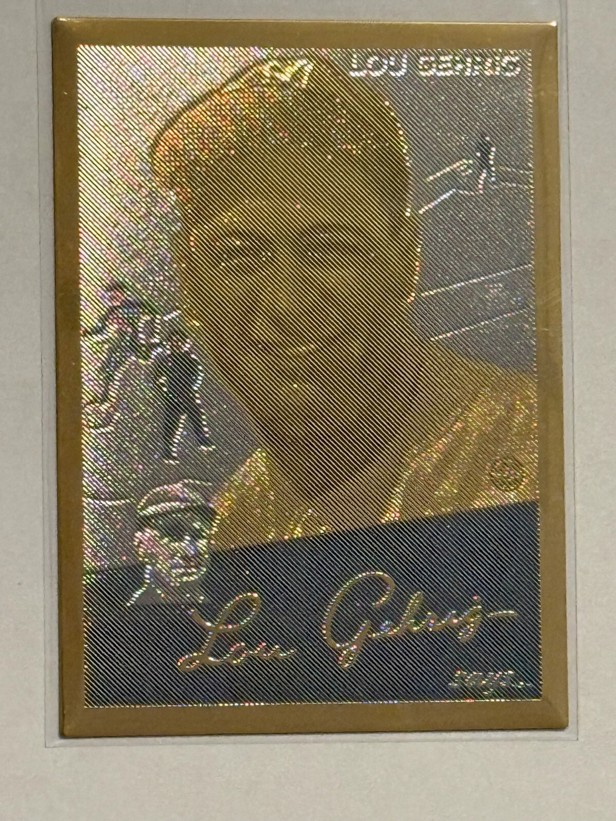 PCS Lou Gehrig 24 Kt Gold Card /400
