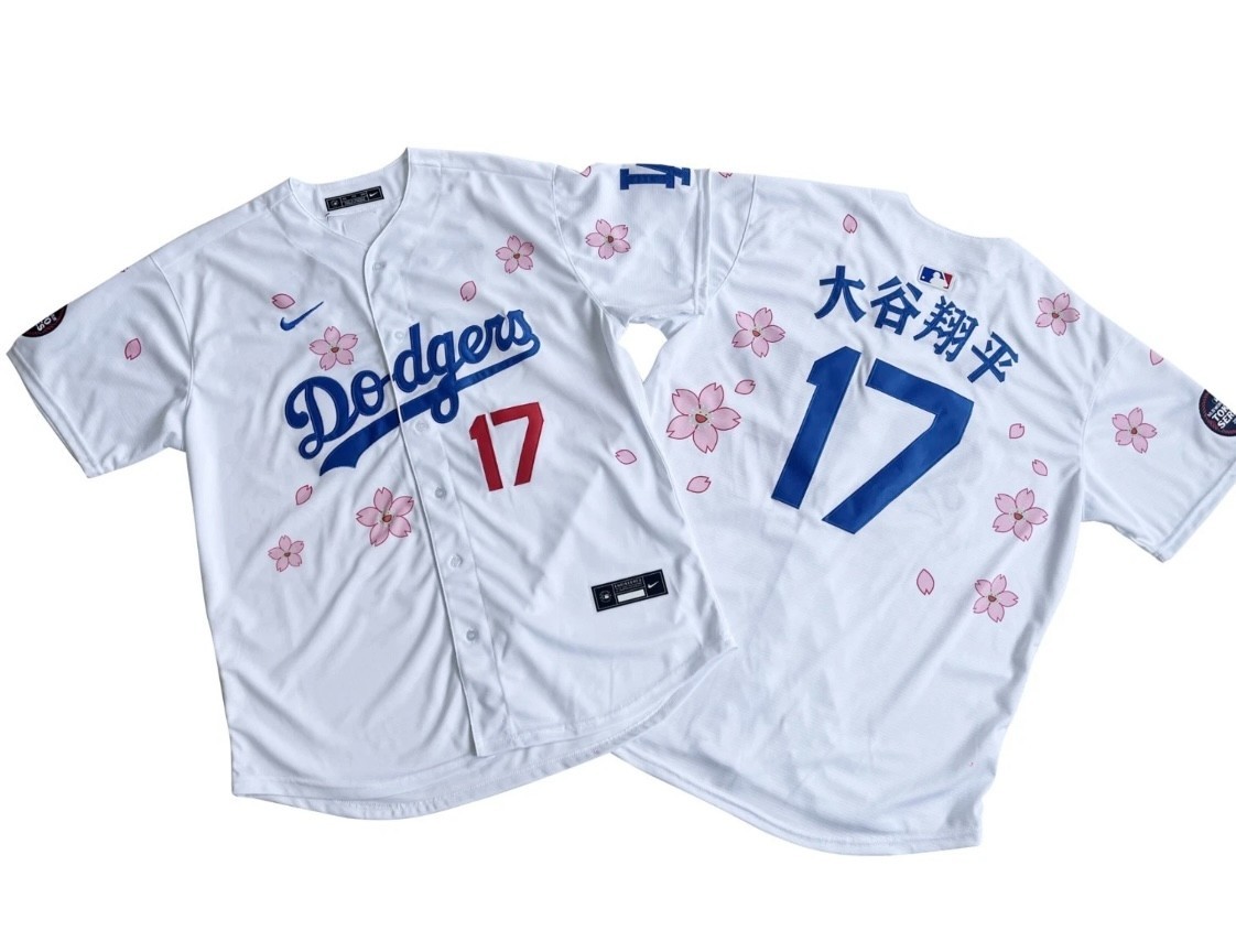 SHOHEI OHTANI #17 Los Angeles Dodgers Murakami Edition Tokyo Series Jersey LAD