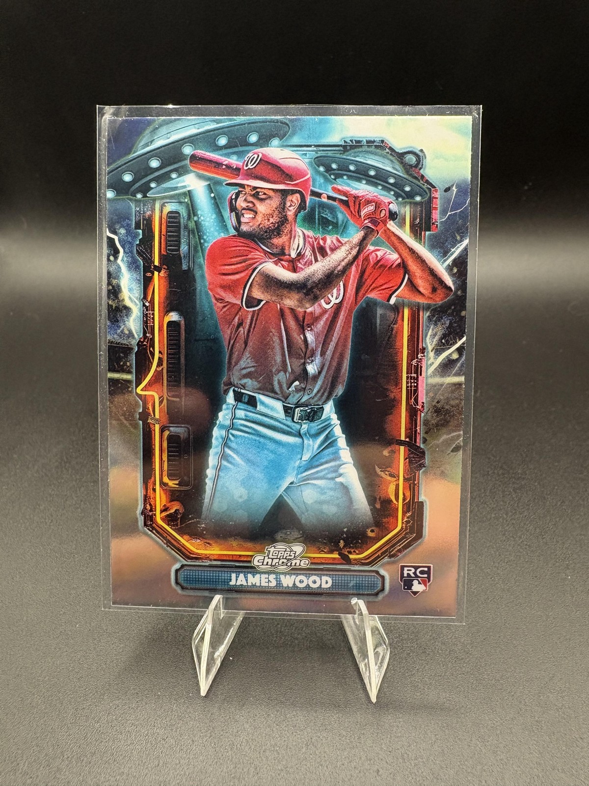 2025 Topps Chrome Cosmic #ET-24 James Wood Extraterrestrial Talent