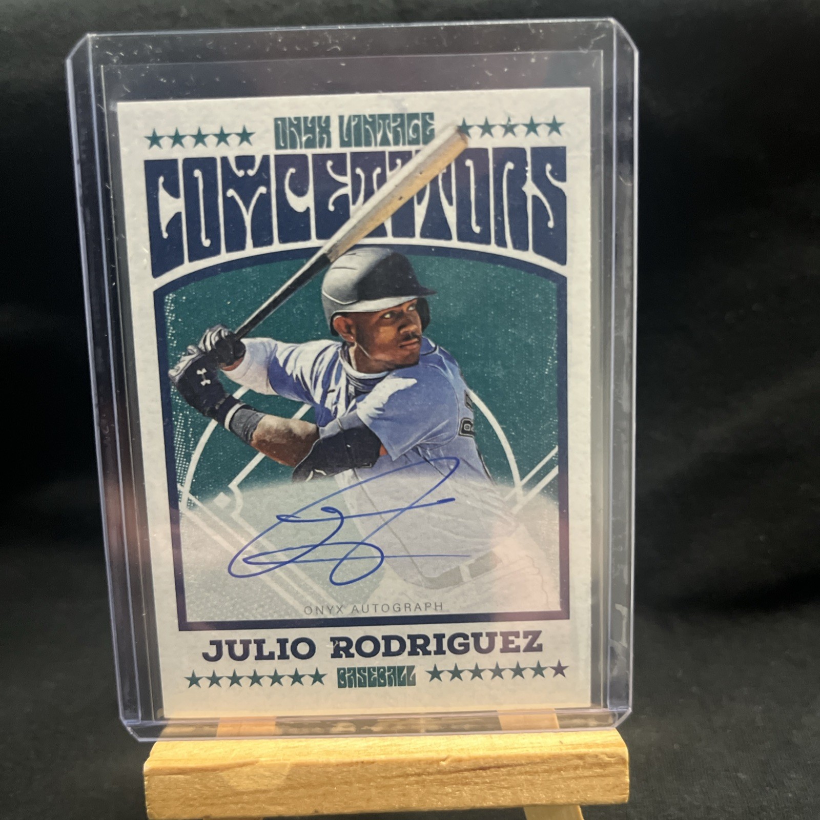 Julio Rodriguez ONYX VINTAGE COMPETITORS AUTO #CAJR Seattle Mariners