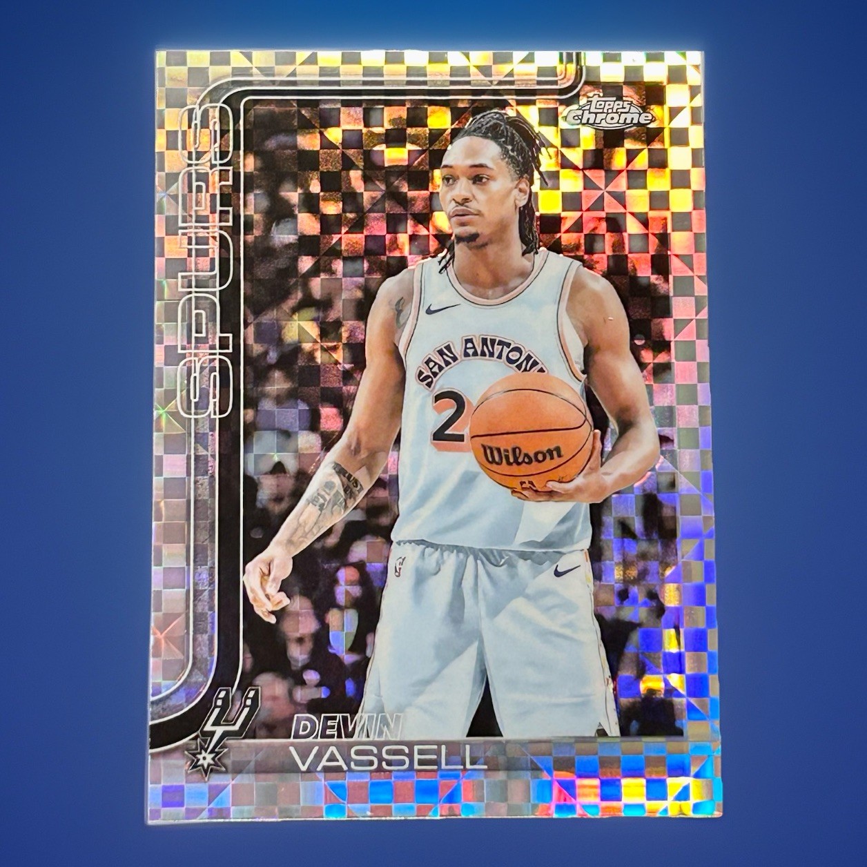 Devin Vassell X-Fractor 2025-26 Topps Chrome #202
