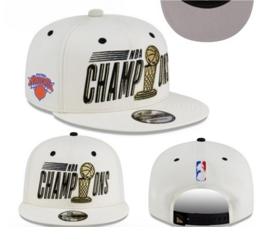 New York Knicks 2026 NBA Finals Champions Locker Room Replica Beige white