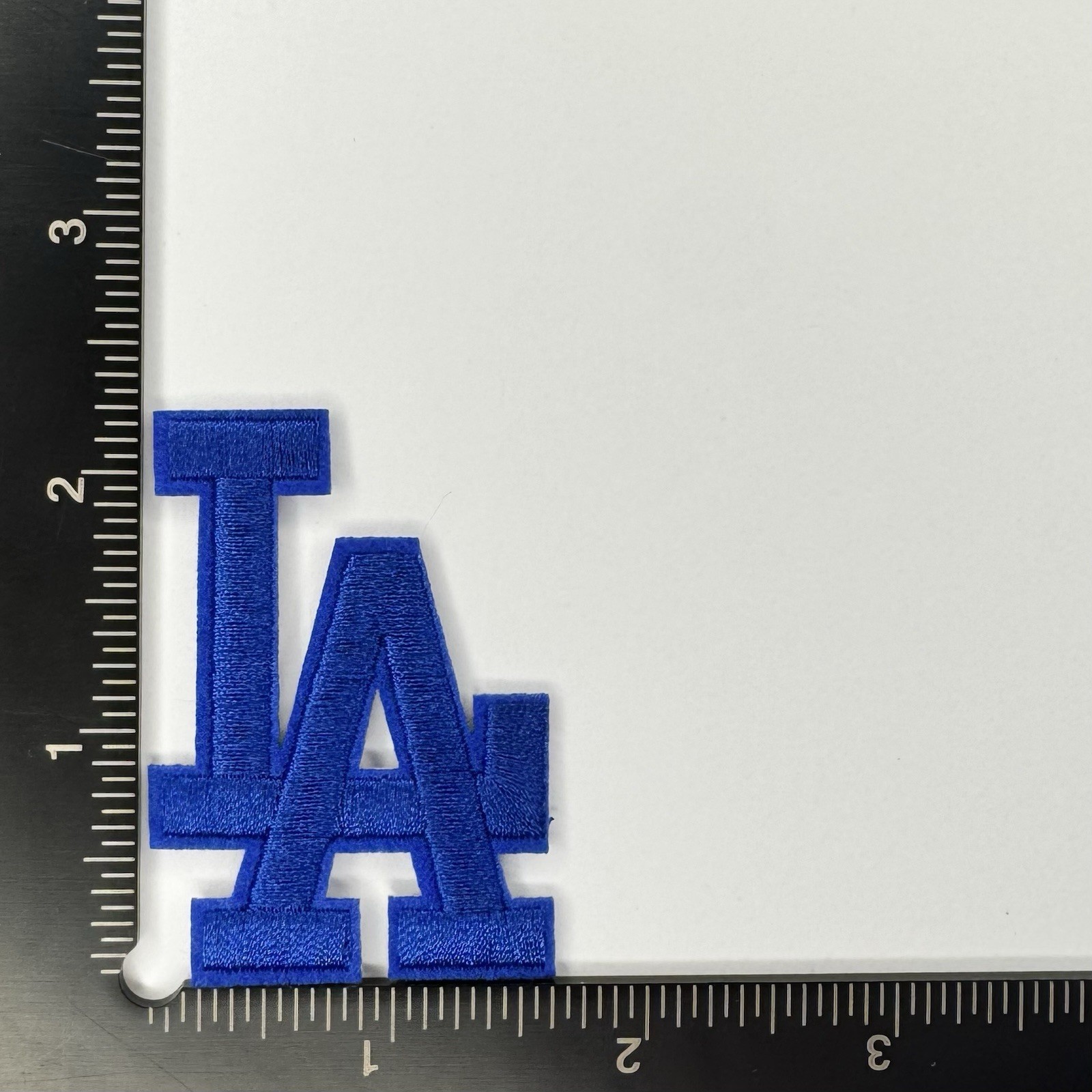 Los Angeles Dodgers L.A. Iron On Patch White Black Red Hat Jersey Patch