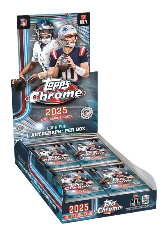 2025 Topps Chrome Football – Pick your Base Card (Buy 3, 1 Free!) No Minimum