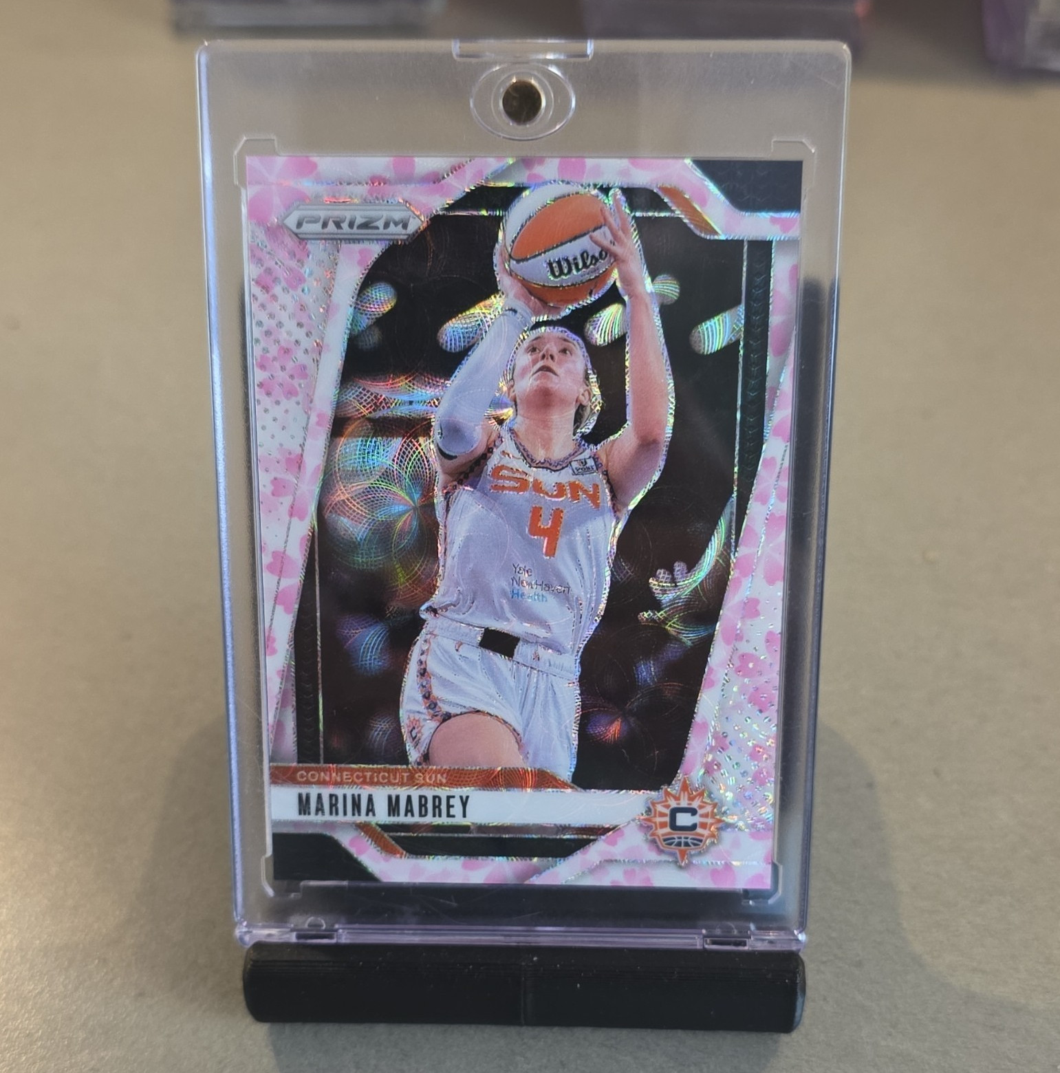 Panini Prizm WNBA 2024 Marina Mabrey Connecticut Sun #132 Pink Prizm 11/20