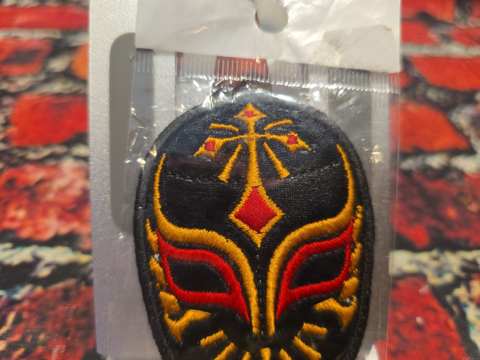 MISTICO Lucha Libre Mask Embroidered Patch – Iron On -3.5″ – MADE IN MEXICO
