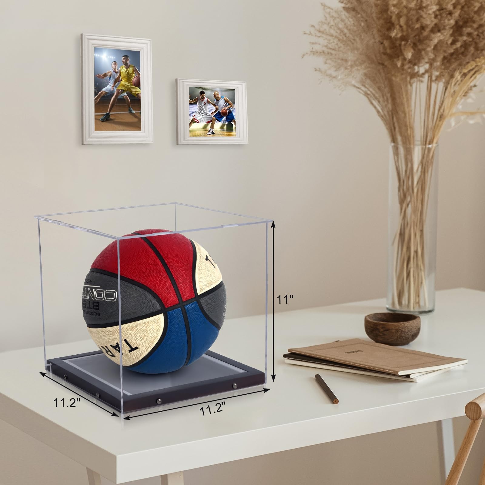 Basketball Display Case with Light Clear Acrylic Basketball Display , Display…