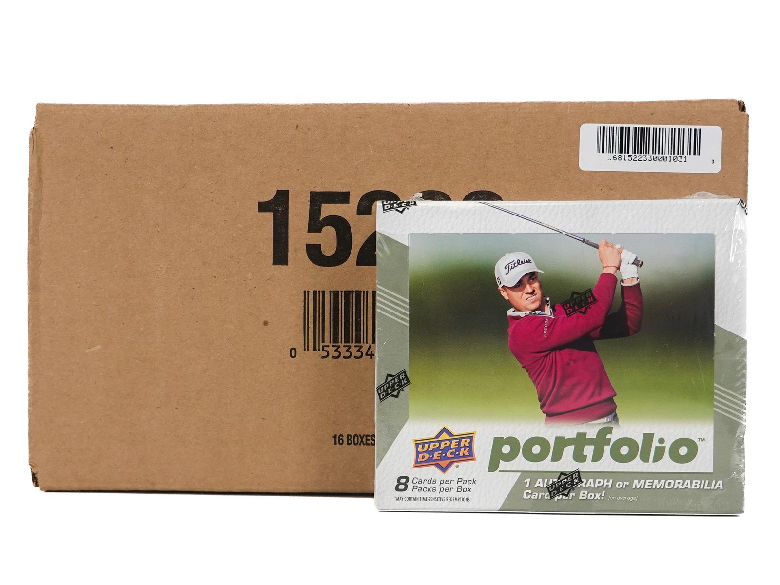 2024 UPPER DECK PORTFOLIO GOLF HOBBY 16-BOX CASE