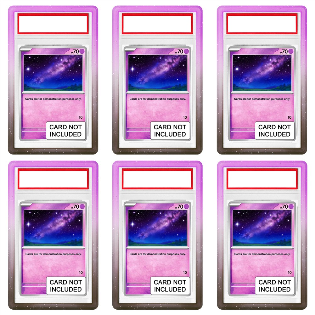 1-30x Gradient Graded Card Slab Bumper Guard Protector Skin TPU STACKABLE