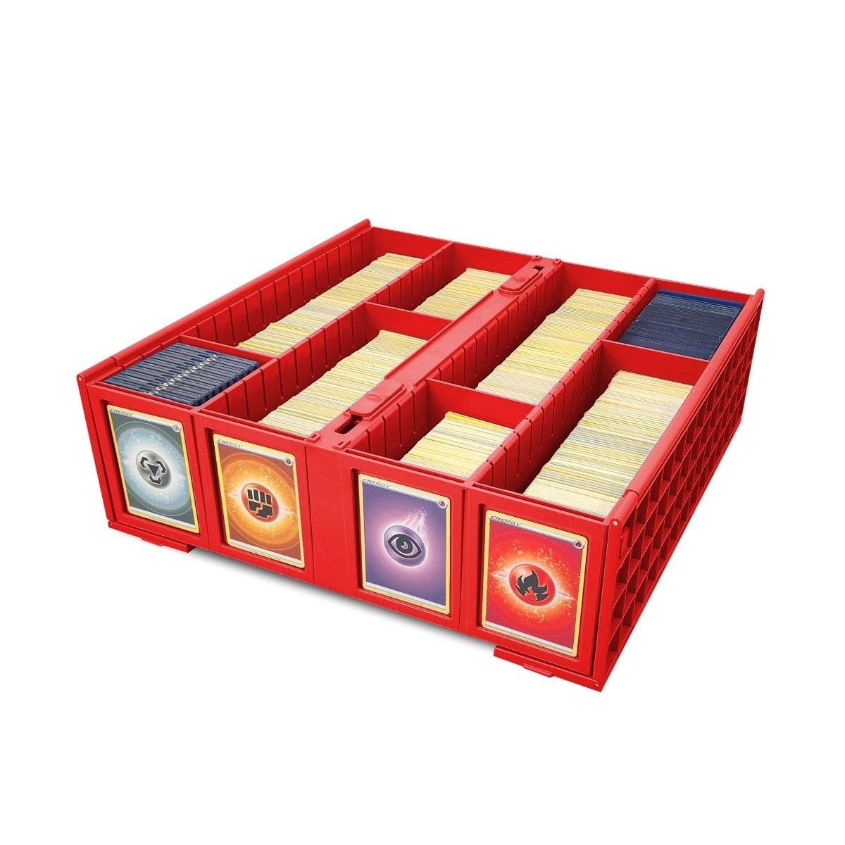 1 BCW 3200 Red Plastic Collectible Card Bin
