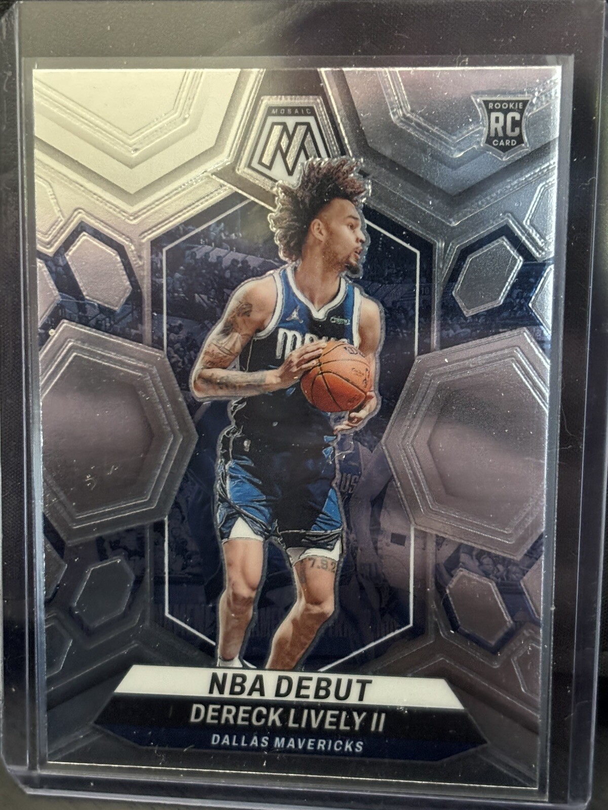 2023-24 Panini Mosaic Rookie Dereck Lively NBA Debut