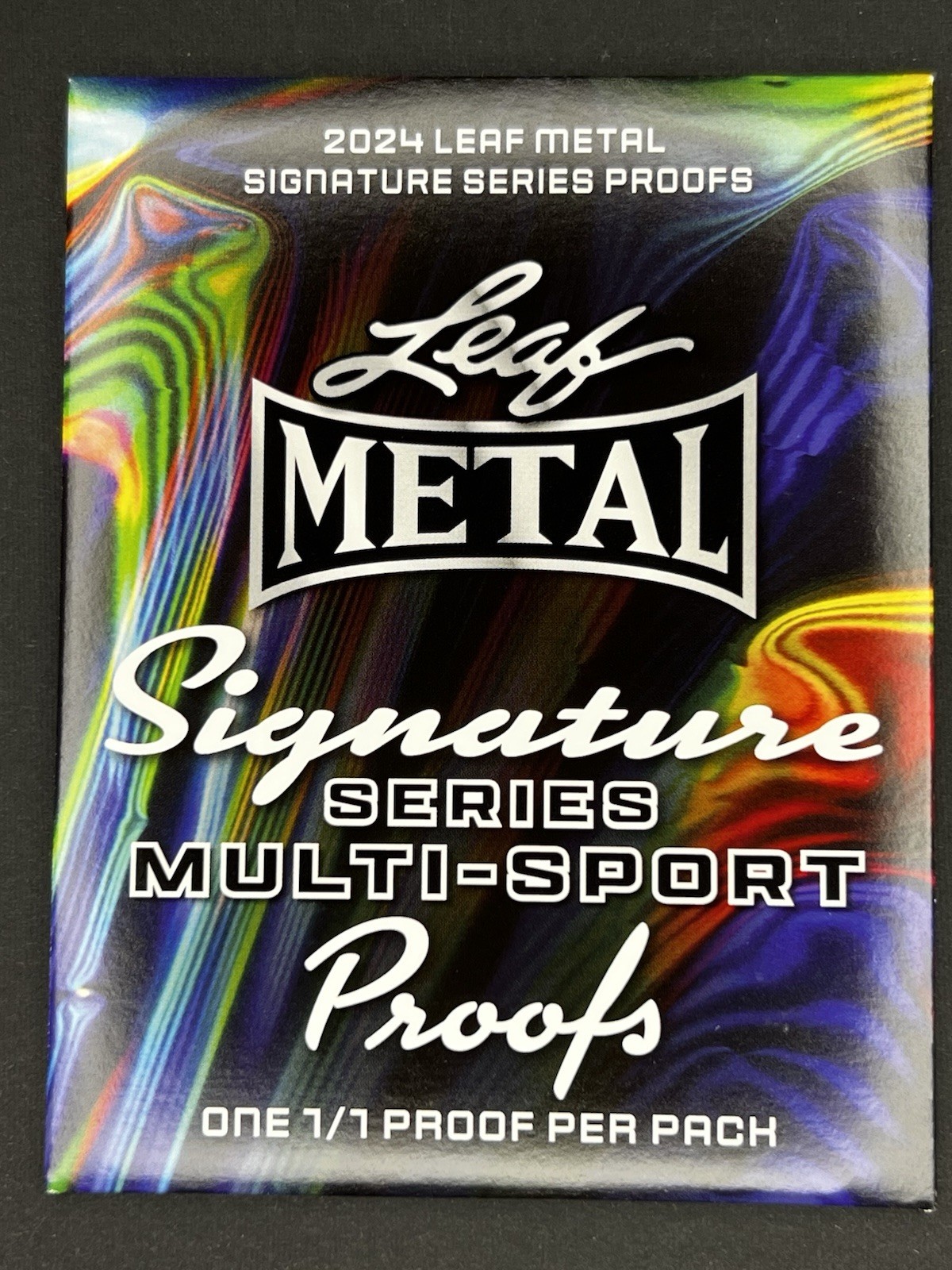Leaf 2024 Metal Signature Series 1/1 Proof Sports Card ***TAMPER SEAL INTACT***