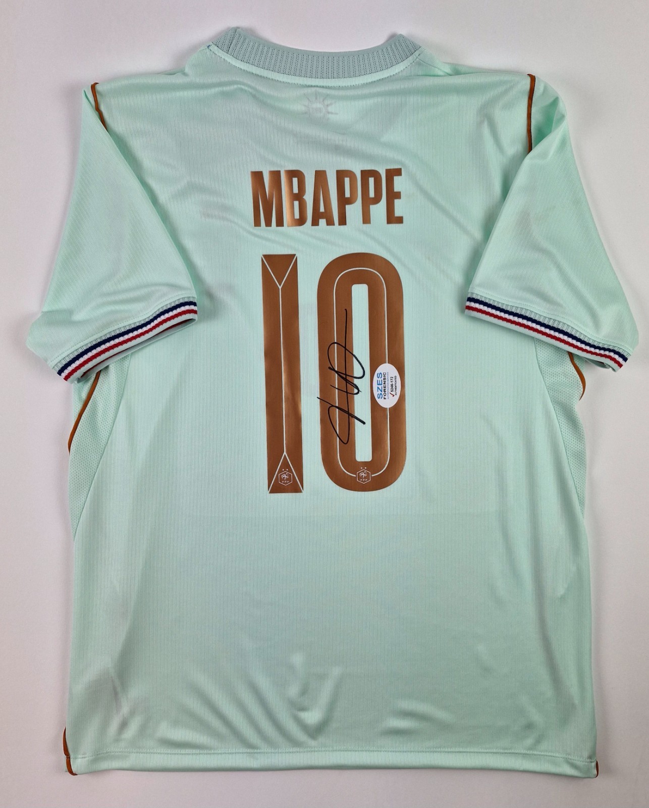 Kylian Mbappé France National Jersey hand signed with coa France Free shipping