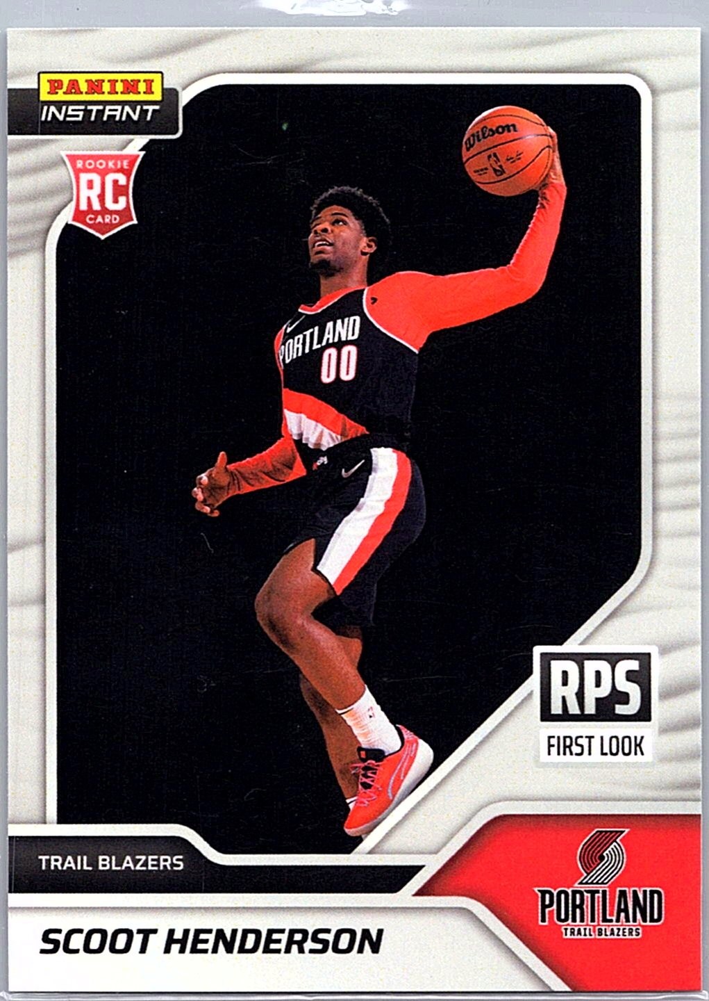 2023-24 Panini Instant NBA RPS First Look #RPS-3 Scoot Henderson RC