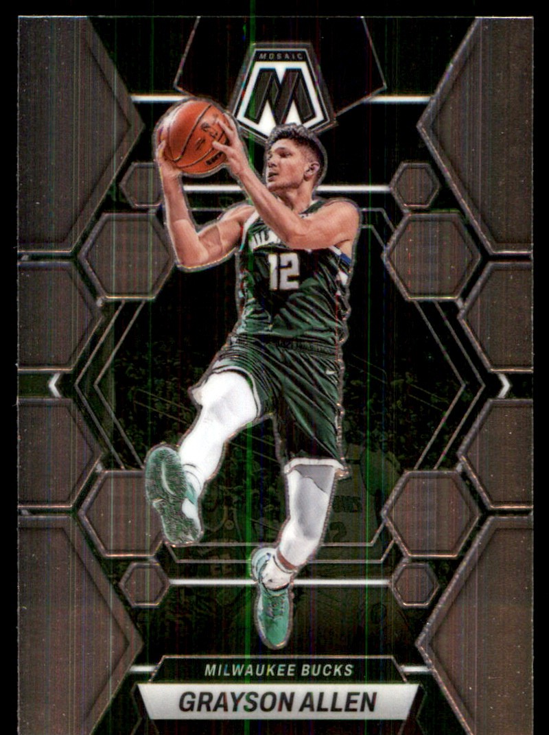 Grayson Allen 2022-23 Panini Mosaic #144 Bucks NBA READ FREE SHIP AutographDen