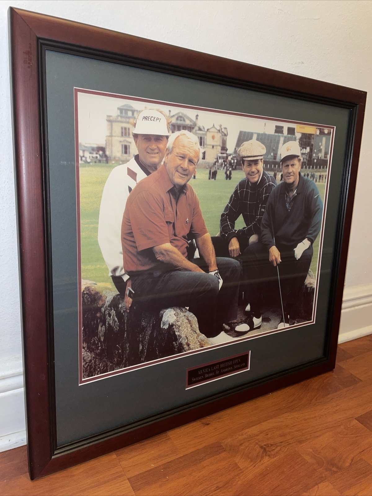 ARNOLD PALMER JACK NICKLAUS RAY FLOYD TOM WATSON St Andrews Framed British Open
