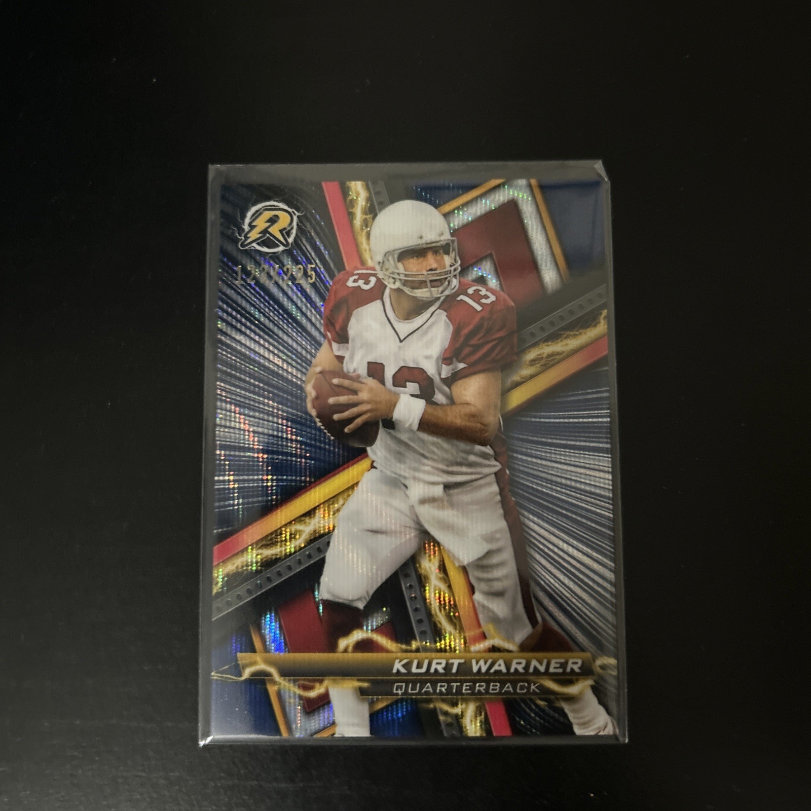 2023 Topps Composite – Resurgence Kurt Warner #64 Navy Surge Refractor /225
