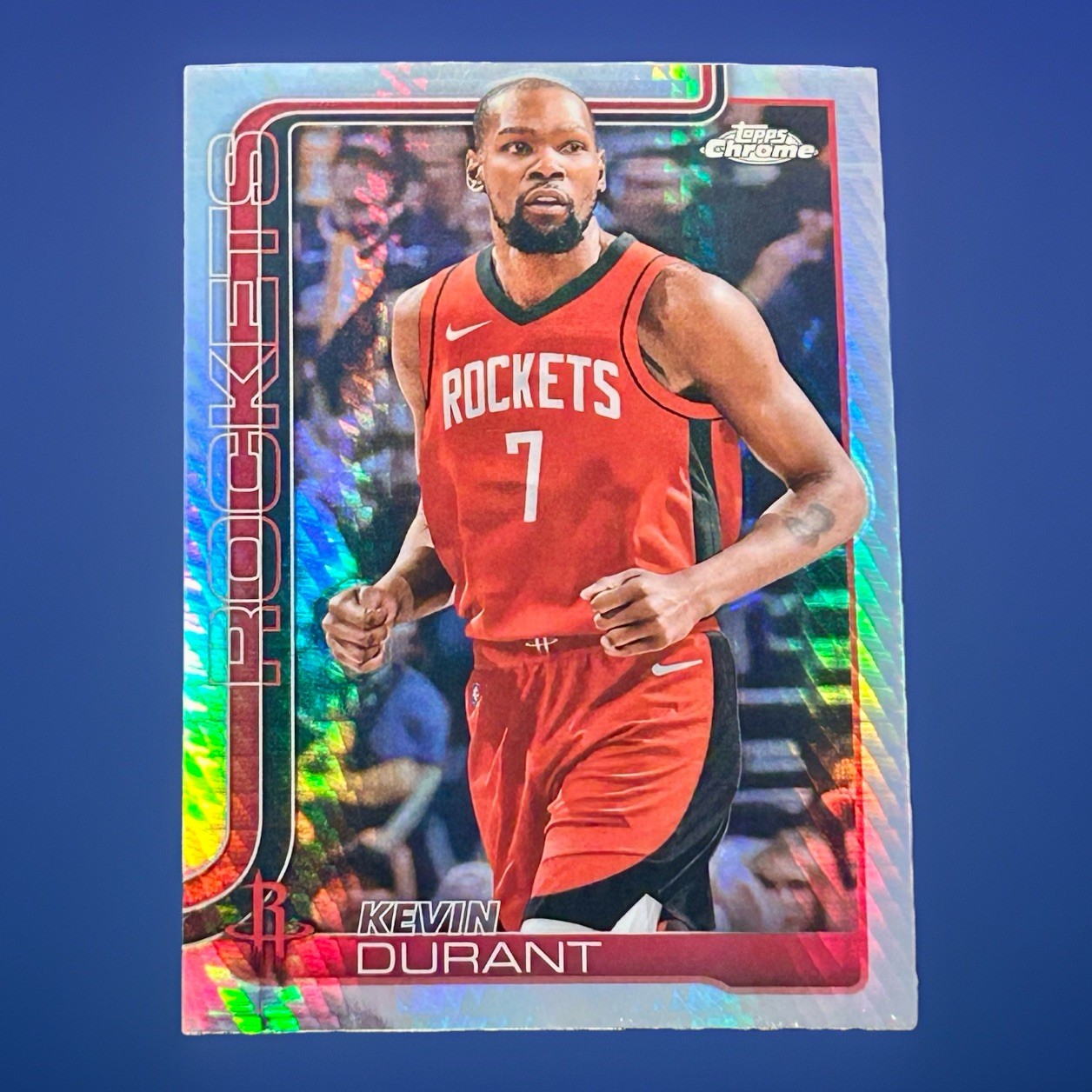 Kevin Durant Prism Refractor 2025-26 Topps Chrome #155