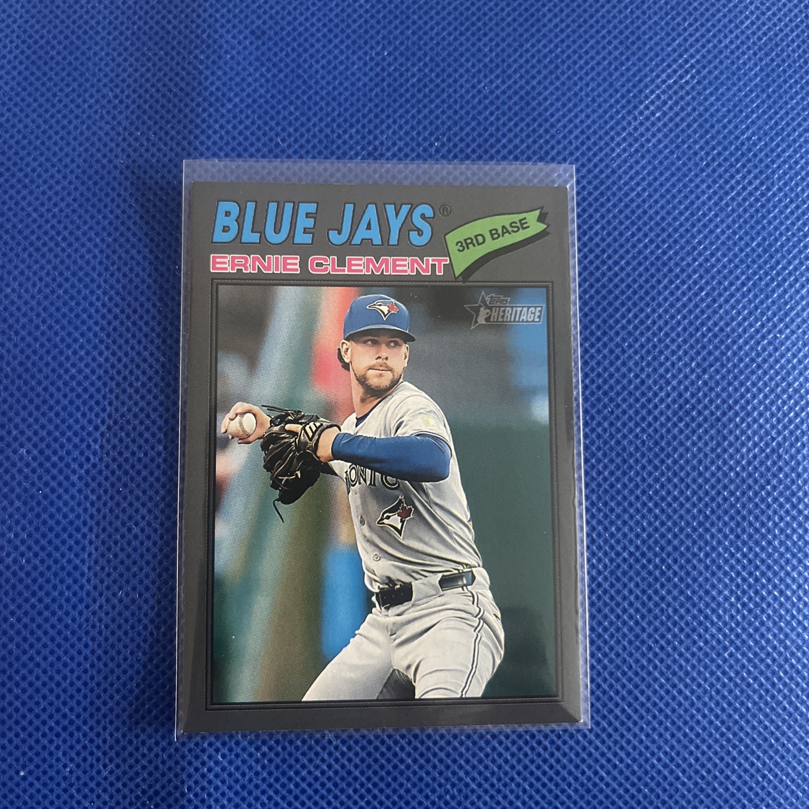 2026 Topps Heritage Ernie Clement Dark Gray Border #21 (SP)
