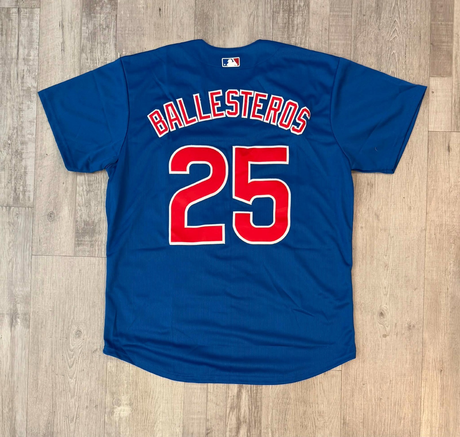 MOISES BALLESTEROS Chicago Cubs Alternate Home Blue Jersey – Men’s Large