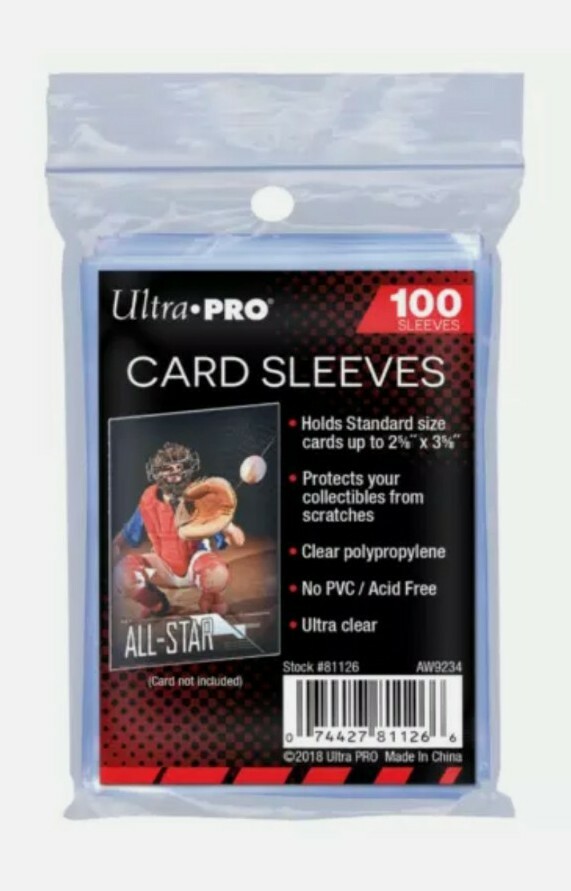 800 Ultra Pro Card Sleeves (8)x Pack of Penny Sleeves Protectors Cases NEW!