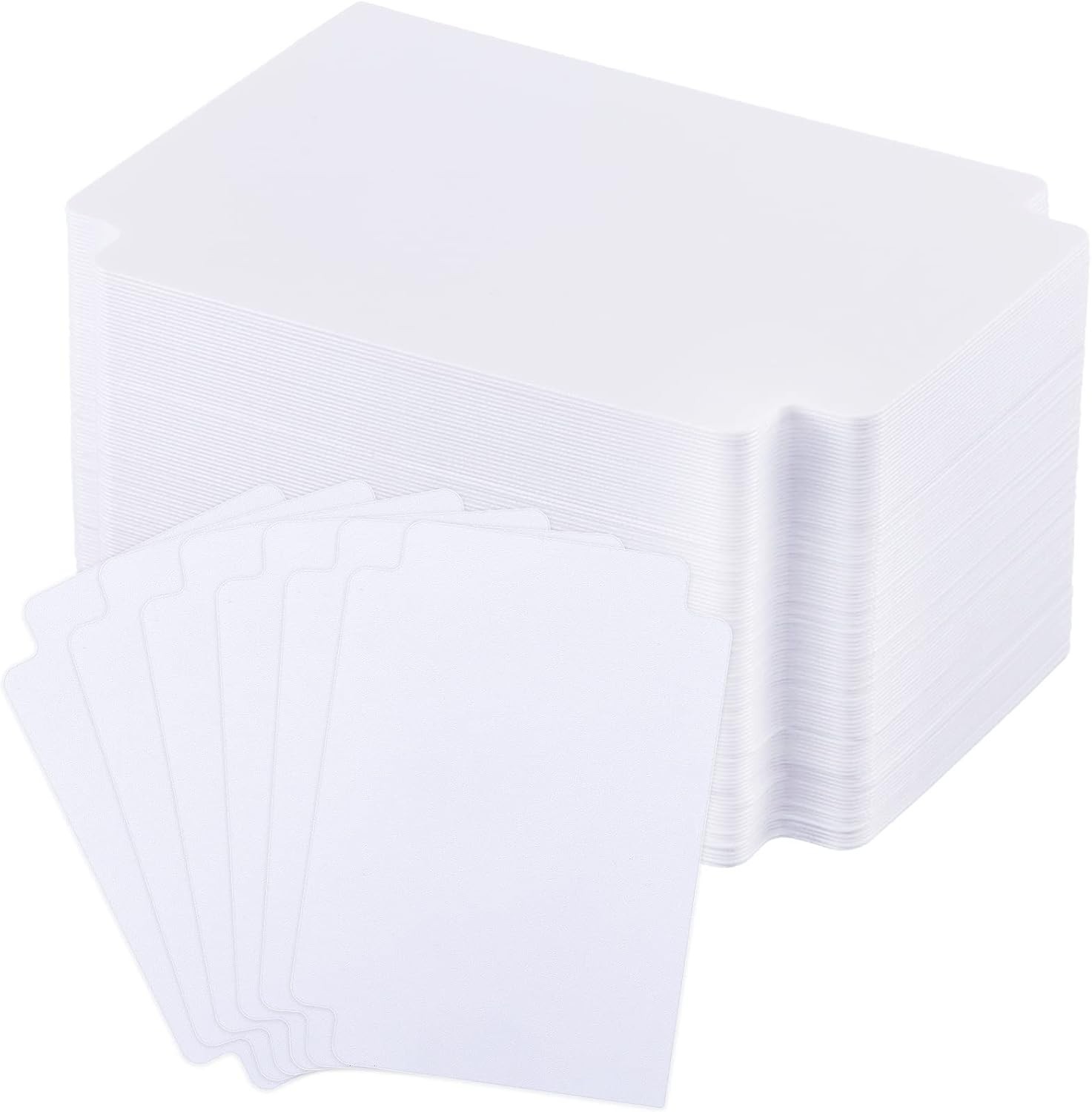 100 Pcs Tall Trading Card Dividers Trading Card Page Dividers for Games Sports