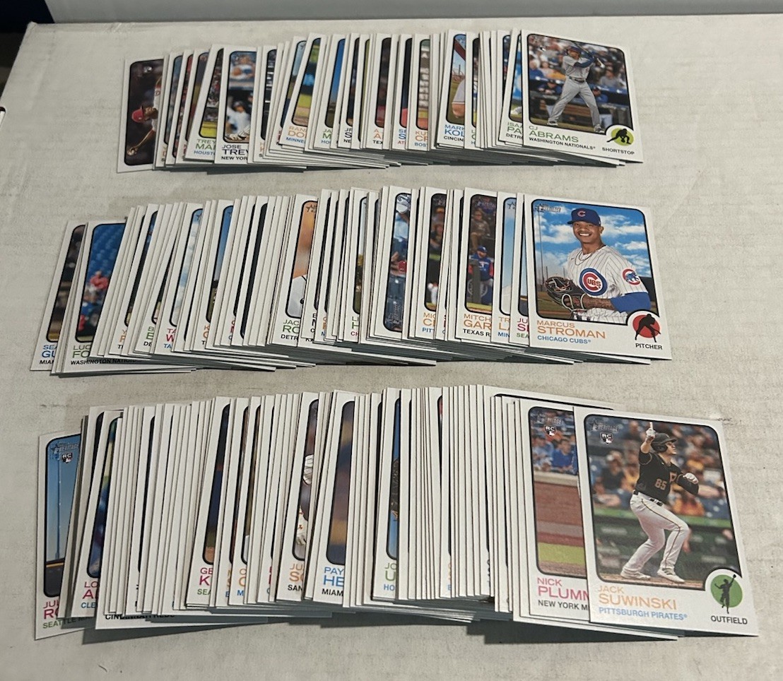 2022 Topps Heritage High Number Complete Set (501-700) S14 Witt JRod Rookies!!!
