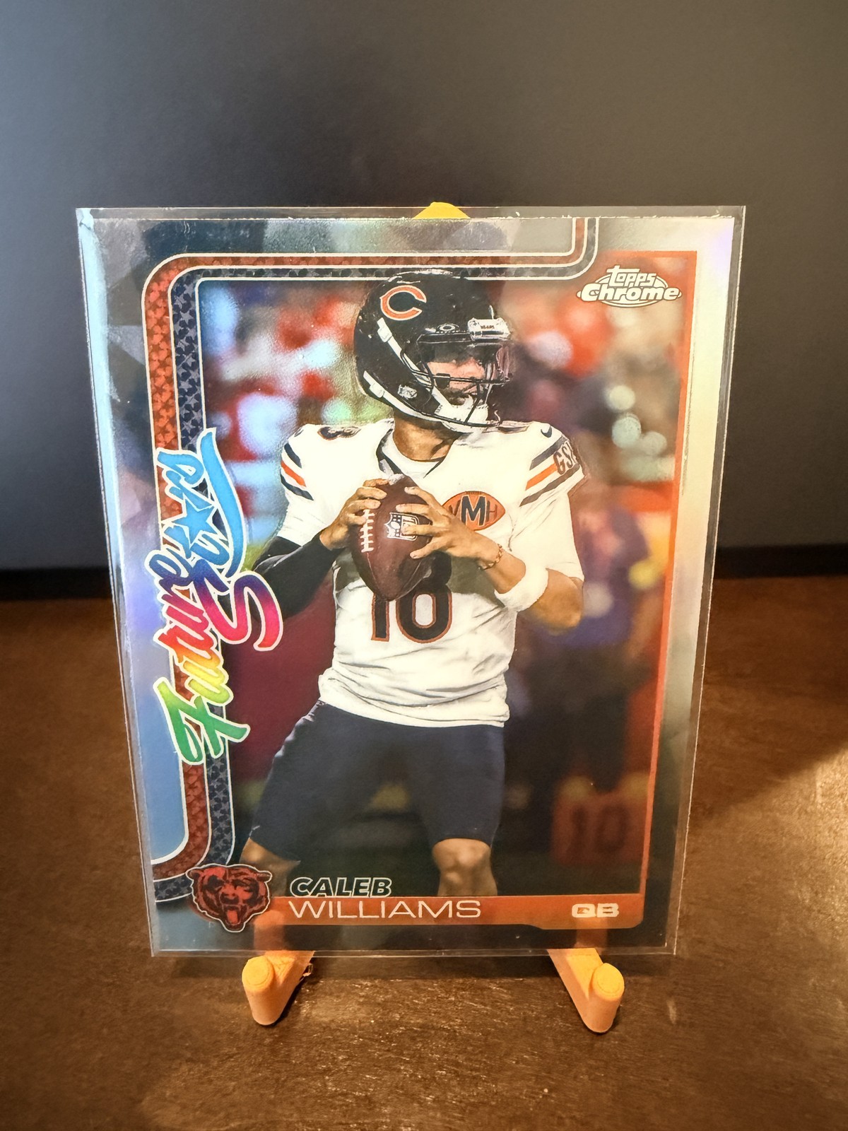 Caleb Williams #FS-1 2025 Topps Chrome Future Stars Refractor 11487