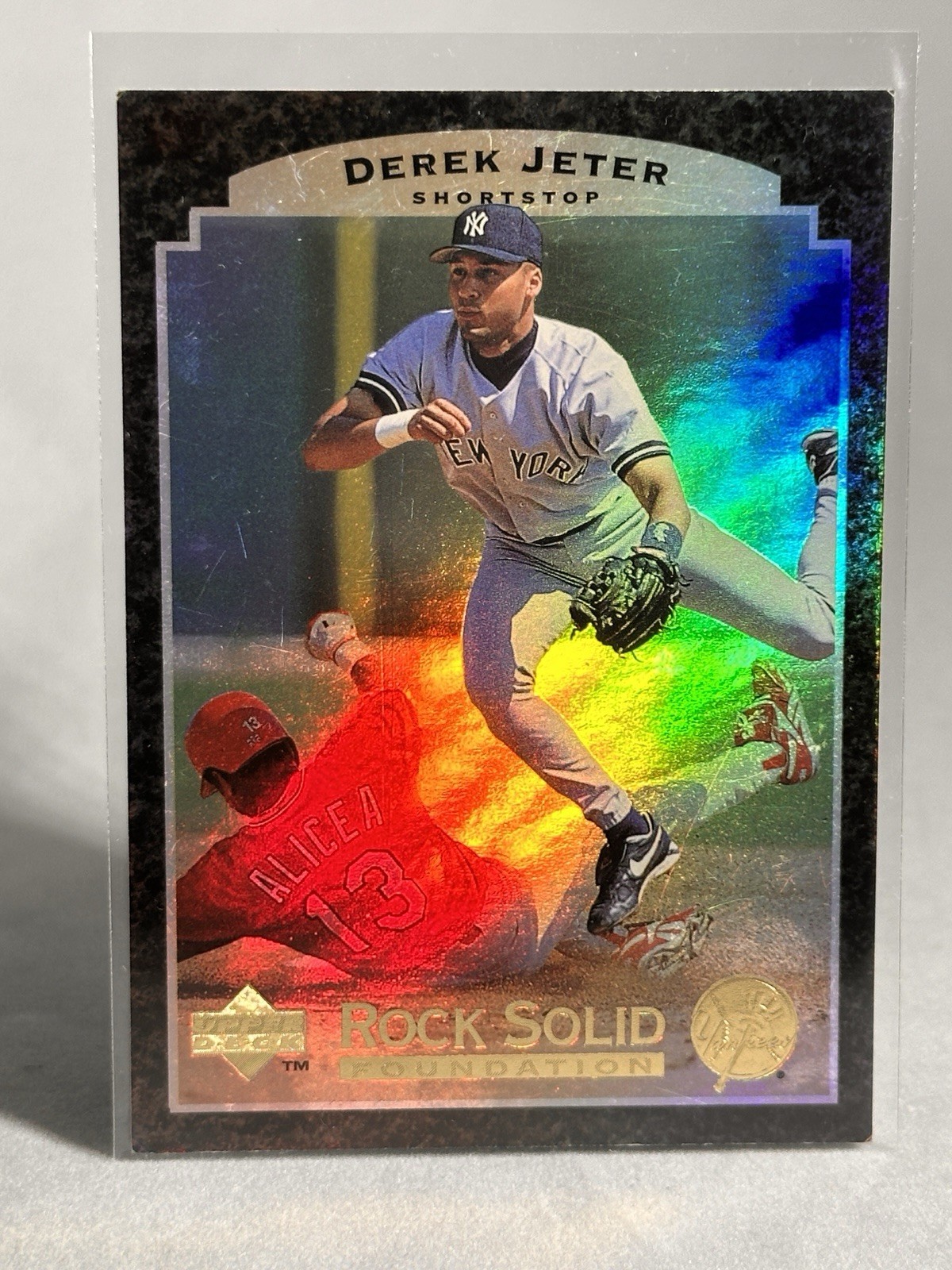 1997 Upper Deck #RS3 Derek Jeter Rock Solid Foundation New York Yankees