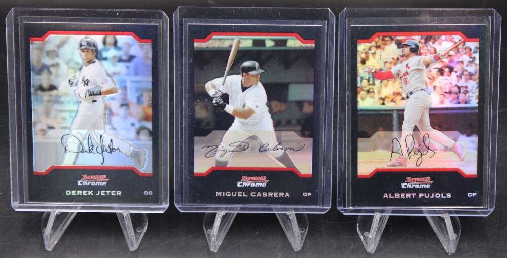 2004 Bowman Chrome Baseball Partial Refractor Set 203/330 Cabrera DN929