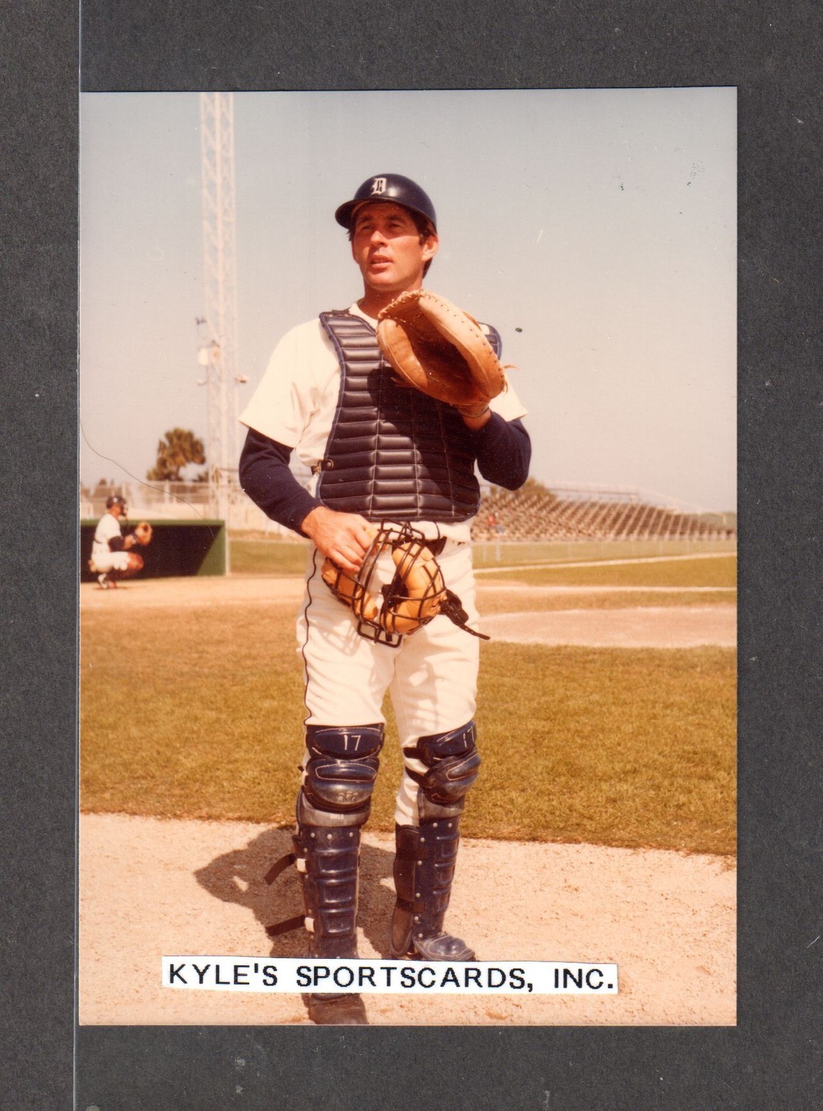 Bill Fahey DETROIT TIGERS UNSIGNED 3-7/16 x 4-7/8 COLOR SNAPSHOT PHOTO #12