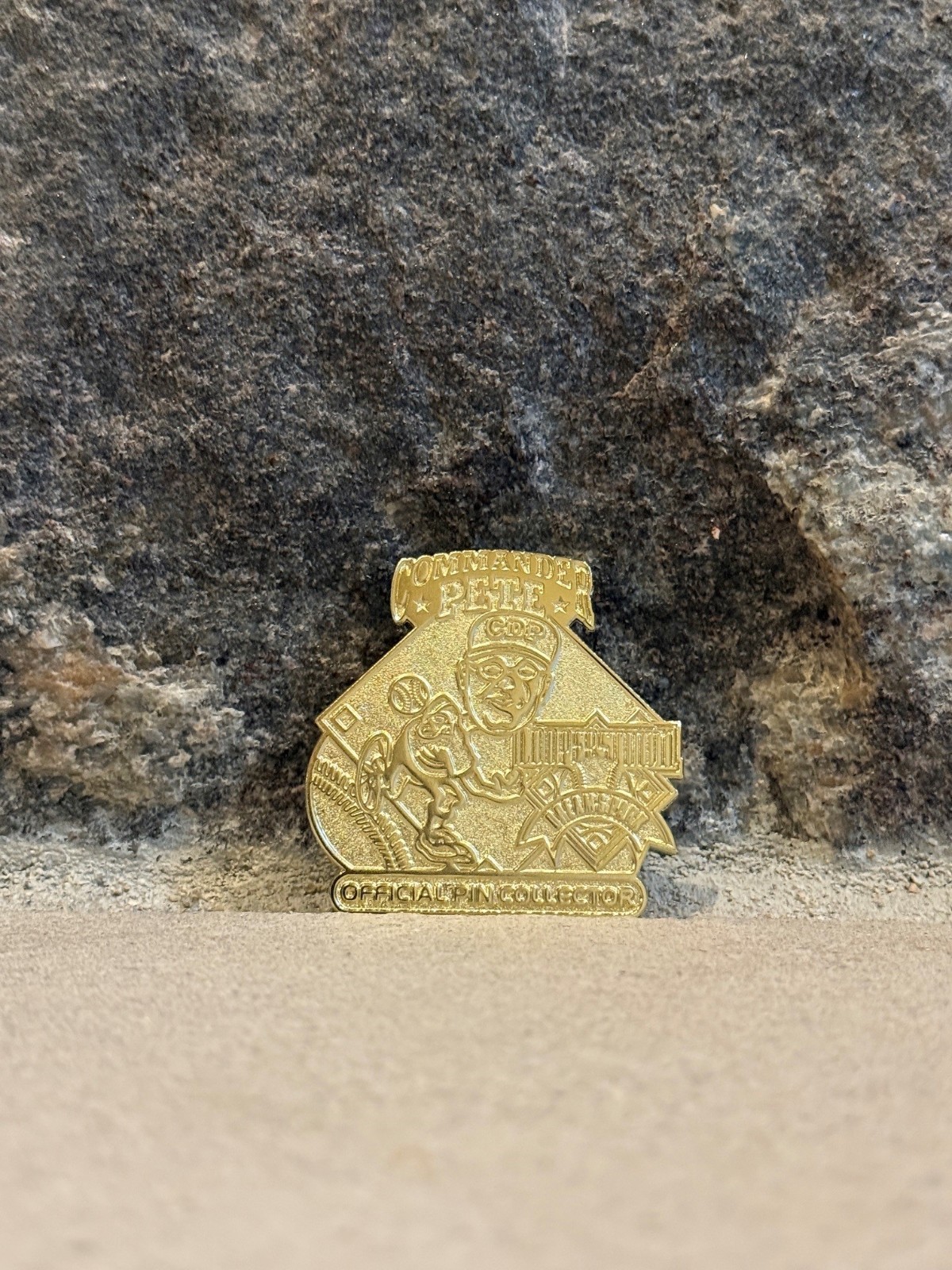 Commander Pete Gold (Cooperstown Dreams Park) Rare Trading Pin