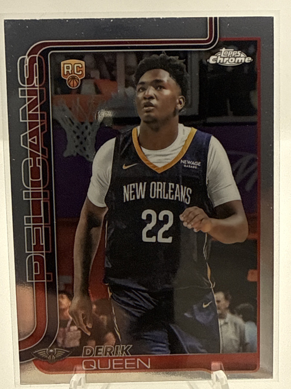 2025-26 Topps Chrome – Derik Queen #263 (RC)