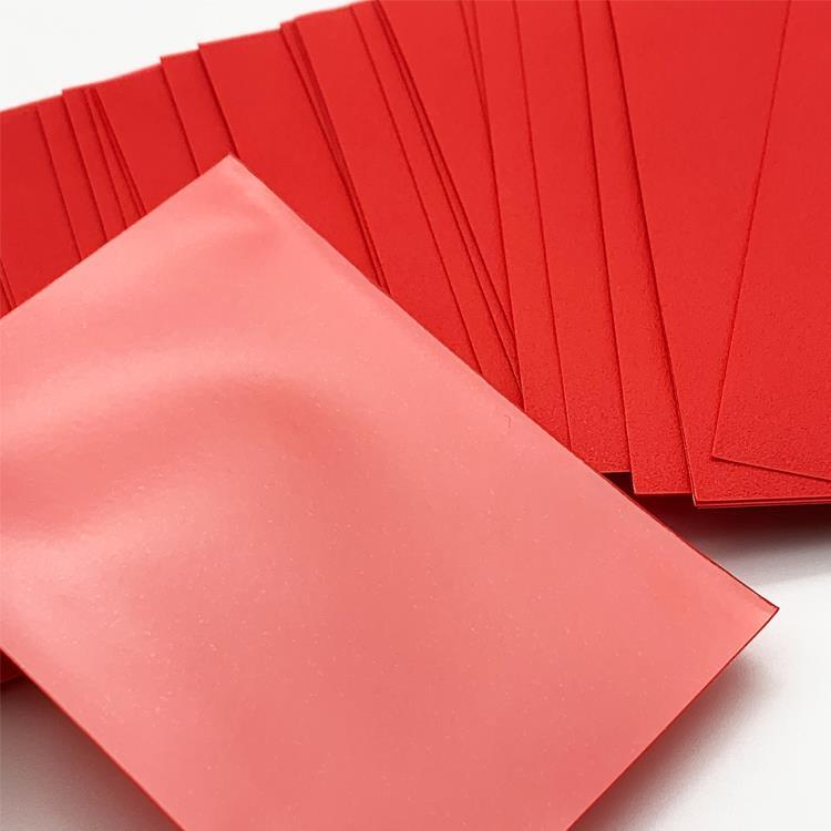 Lenayuyu 100pcs Red Deck Protector Standard MTG Card Sleeves 66x91mm Matte
