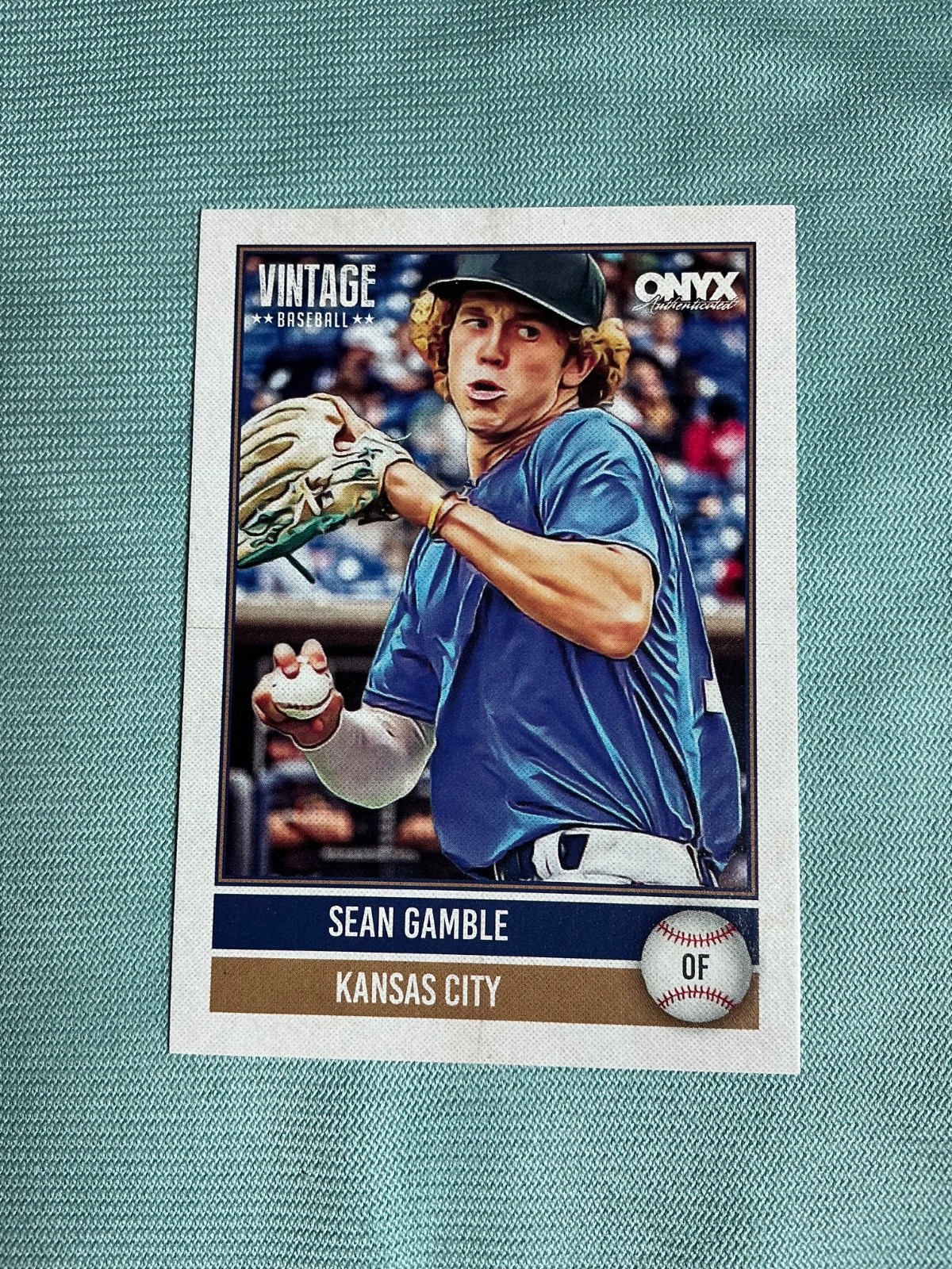 2026 Onyx Baseball Sean Gamble Base Card Kansas City Royals