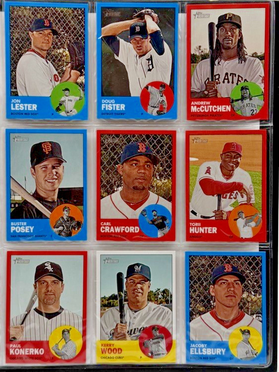 2012 Topps Heritage COMPLETE SET 1-500 + COMPLETE 57 Card Variation Set