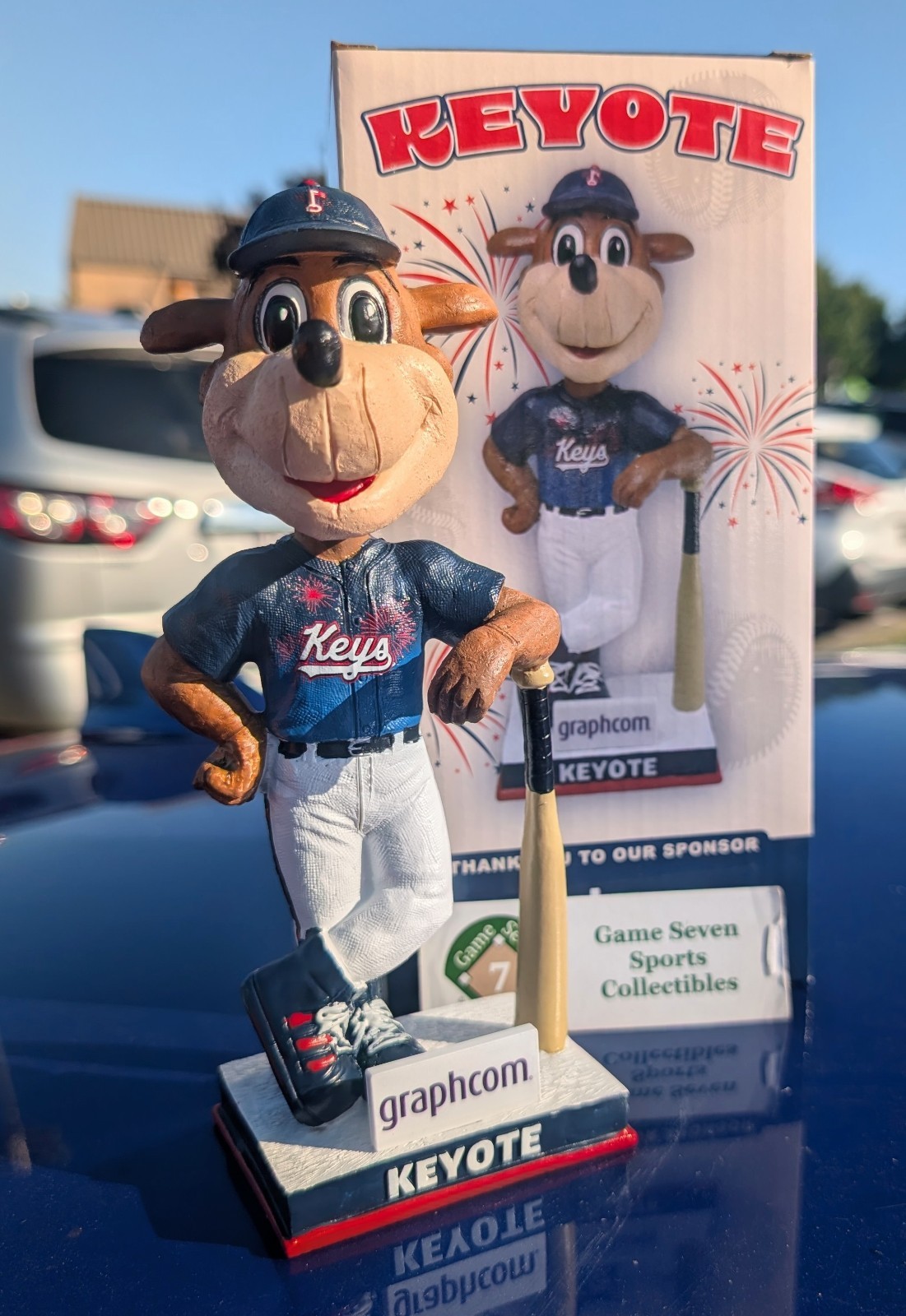 Keyote Frederick Keys Baltimore Orioles Patriotic Mascot 2026 SGA Bobblehead New