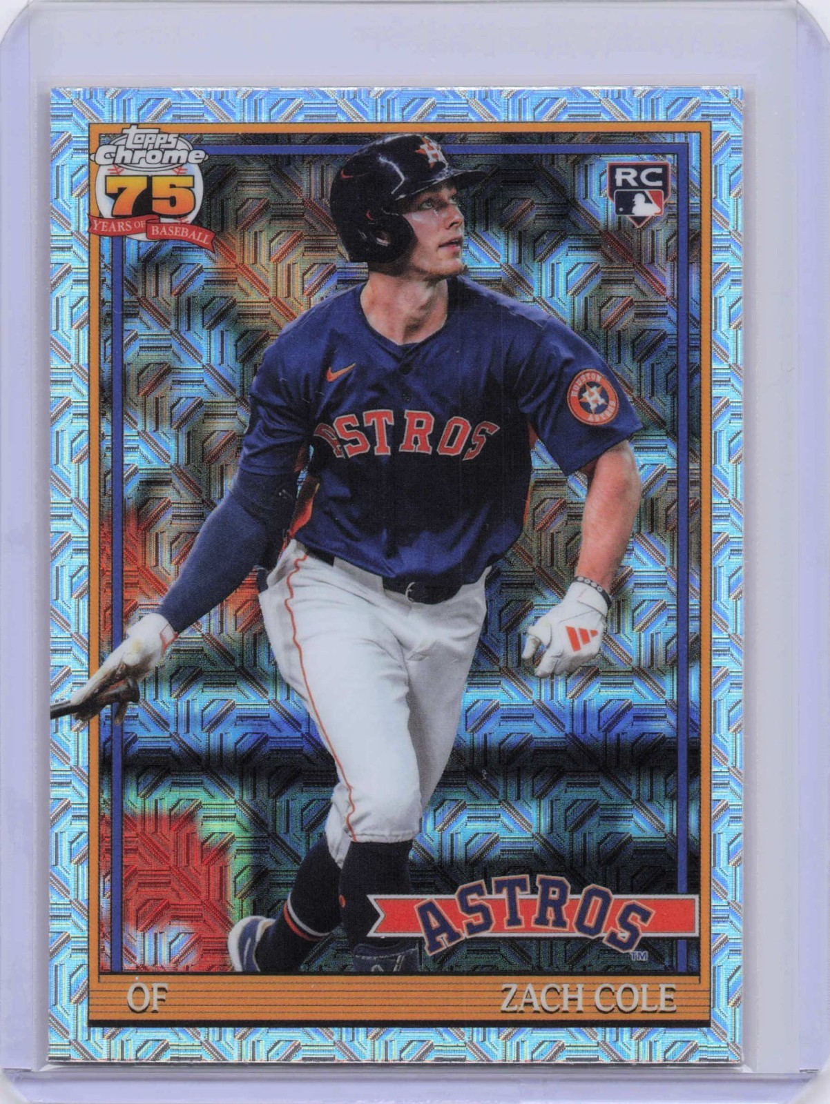 2026 Topps Series 2 Chrome 1991 Throwback Zach Cole #91C2-28 (RC) Mojo Astros