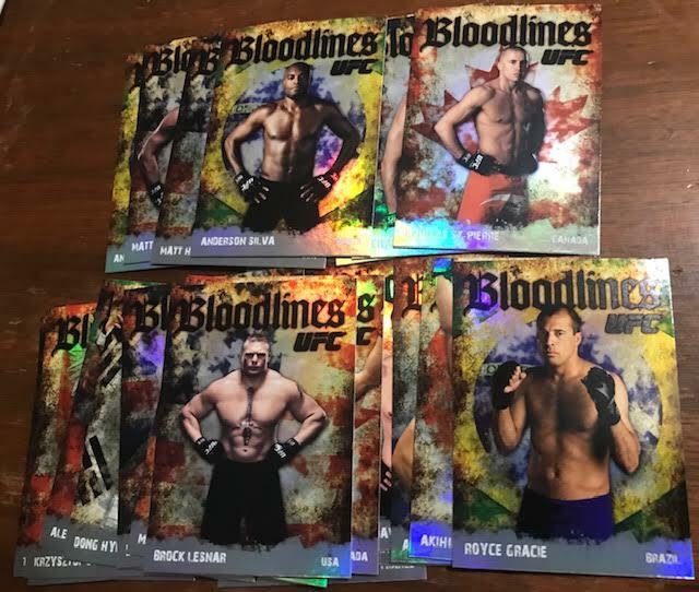 2009 topps ufc Round 2 Bloodlines complete your set rookie insert GSP Gracie