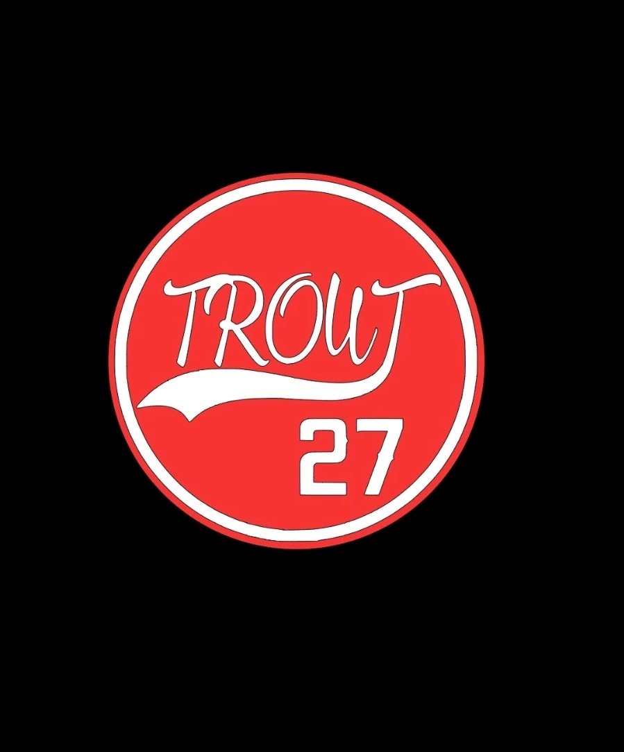 2024 MIKE TROUT Custom Made Vinyl Sticker Decal Angels Baseball 4×4 Inches!