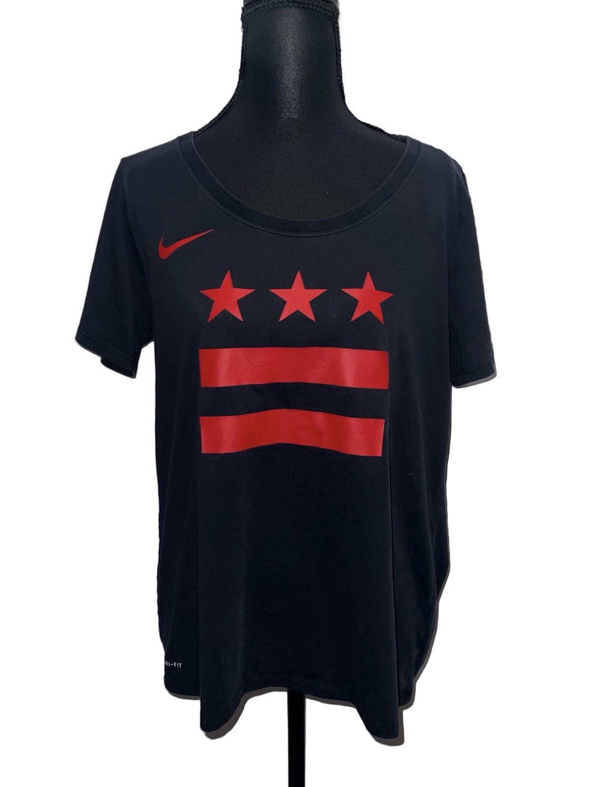 Washington Wizards NBA District of Columbia Logo T Shirt Size: Large