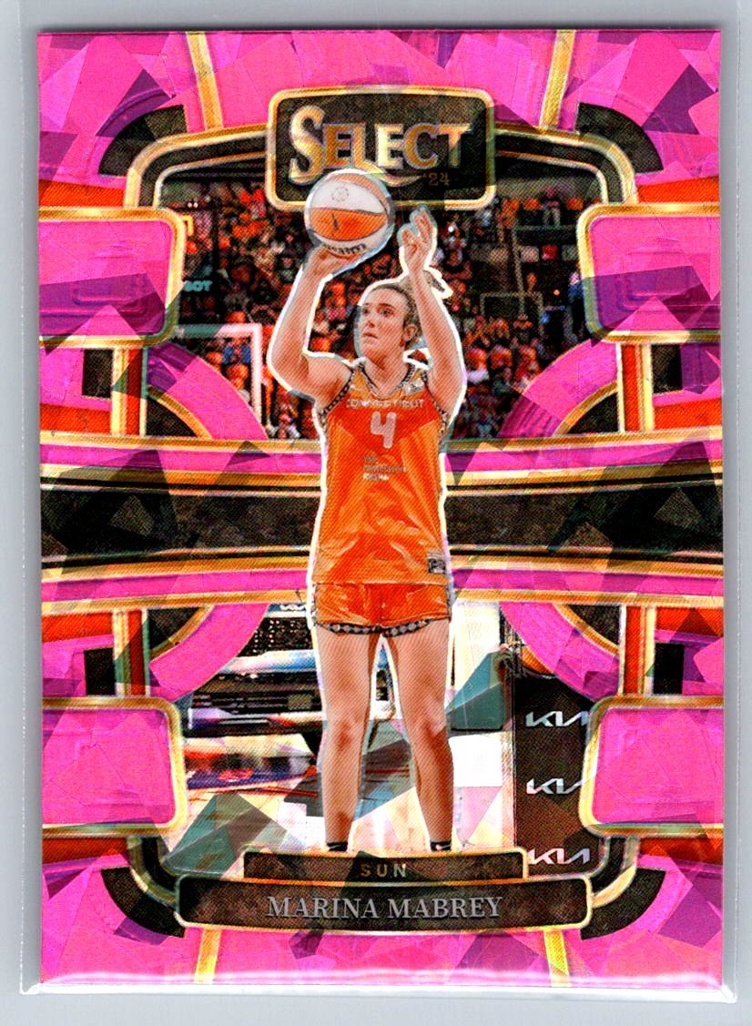 2024 Panini Select WNBA #95 Marina Mabrey Prizms Pink Ice Basketball