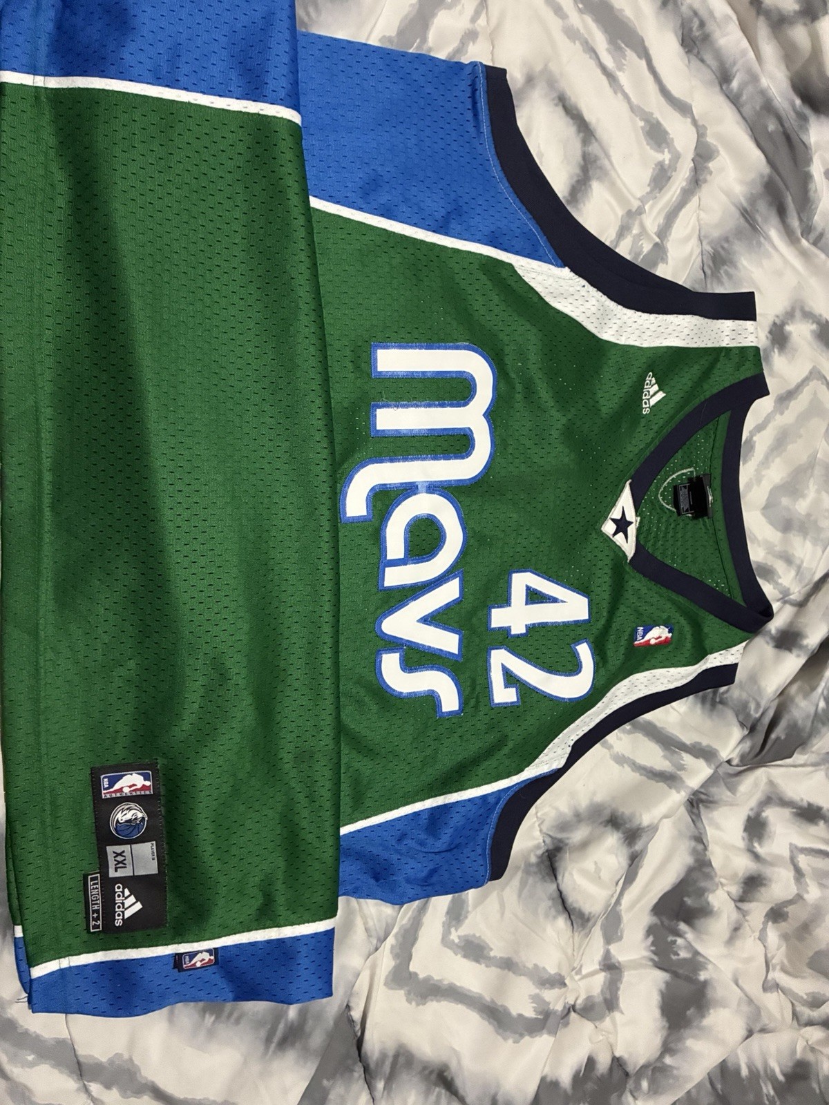 Adidas Dallas Mavericks Jerry Stackhouse #42 Jersey Green Mens Medium NBA