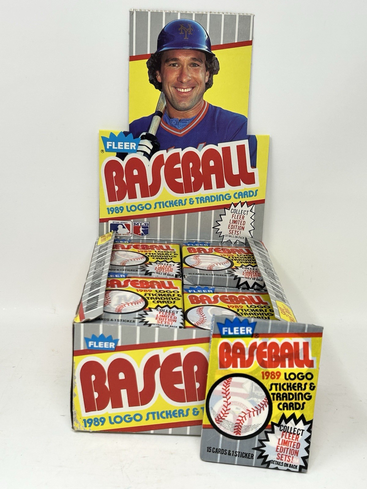 (1 Pack) 1989 Fleer Baseball Sealed From Fresh Box Ripken FF Griffey Jr Rookie
